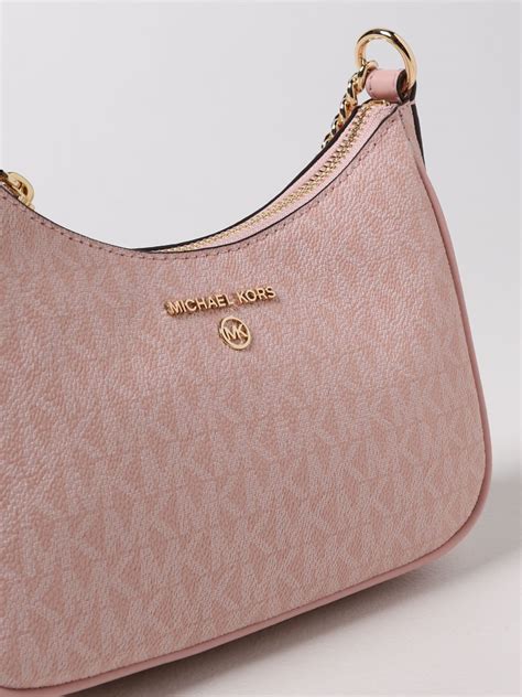 michael kors pink small chain shoulder bag|Michael Kors handbag shoulder strap.